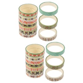 TEHAUX 20rolls Decorative Washi Tape for Scrapbooking and Crafting Pet-Themed Foil Washi Tapes for Journals Planners Wrapping and More