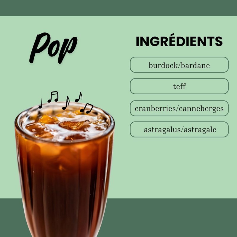 LES SIFFLEUX Coffee Alternative (Pop, Dark Roast, 150g) Made From