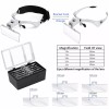 Unbranded LED Jewelers Head Headband Magnifier Illuminated Visor Magnifying Glasses