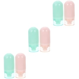 6 Pcs Lotion Bottle Face Lotion Wipes Dispenser Face Bar Soap Travel Container Makeup Accessories Portable Shampoo Sub Bottle Travel Shampoo Bottle Packing Bottle Abs Healeved