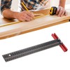 300mm T Square Ruler Woodworking Scriber High Accuracy Marking Measuring