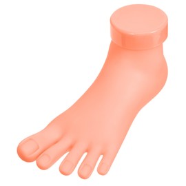 Outanaya Creative Nail Art Practice Foot Model Flexible Training Tool for Manicure Skills Development and Lightweight Nail Art Training Aid for