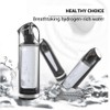 Portable 500ml Hydrogen Rich Water Bottle Alkaline Generator LED Healthy