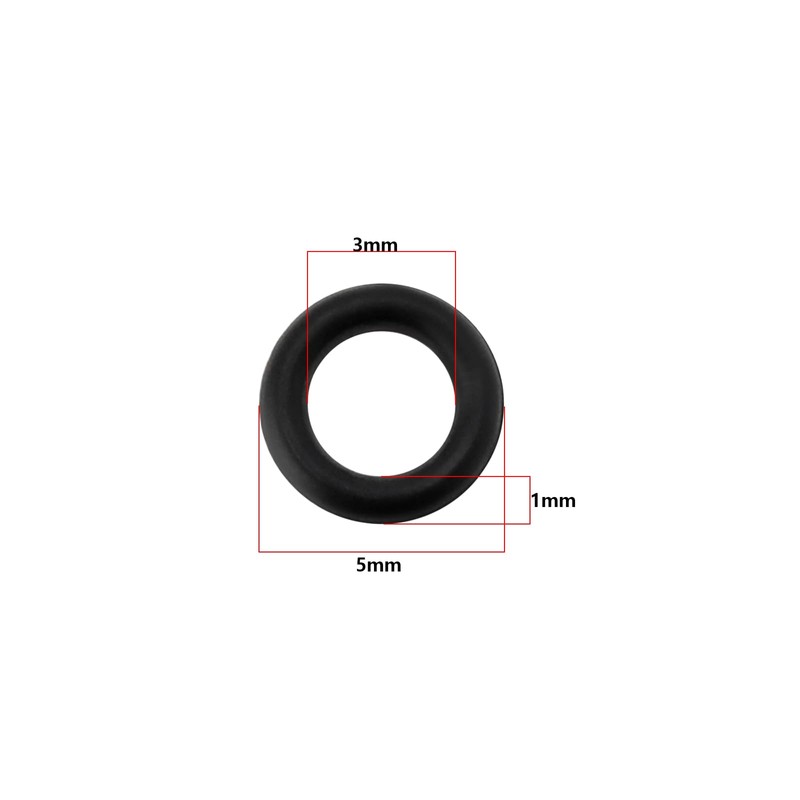 ECSiNG 10pcs Carburetor Mixing Screw Rubber O-Ring Gasket 1329529901 Outer