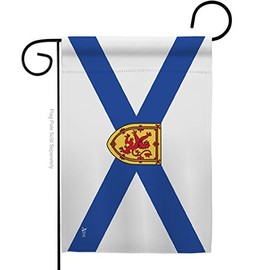 Canada Provinces Nova Scotia Garden Flag Regional Canadian Territories Region Country Particular Area Small Decorative Gift Yard House Banner Made in USA 13 X 18.5