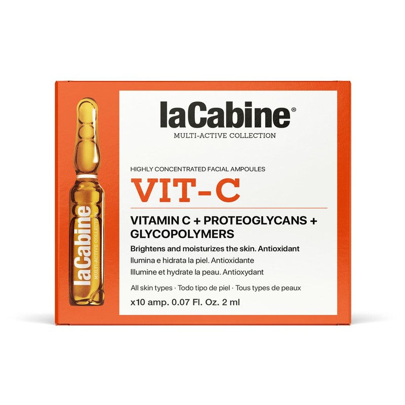 laCabine Caja de Ampolletas Faciales Vit-C 10 X 2Ml