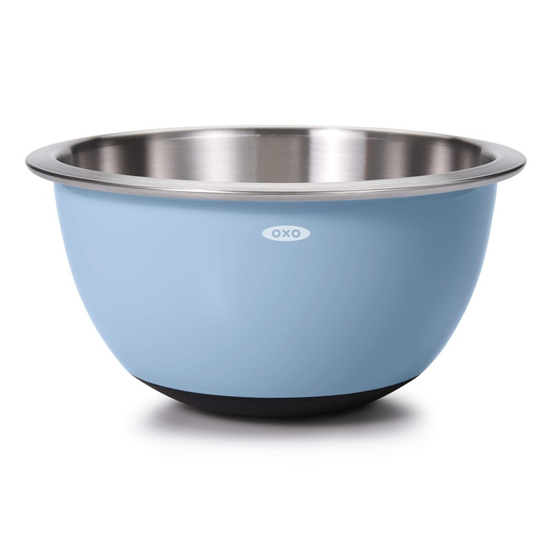 OXO Good Grips 3-Piece Stainless Steel Mixing Bowl Set -