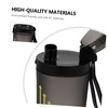 ORFOFE 400ml Portable Sports Water Bottle Lid Blender for Workout