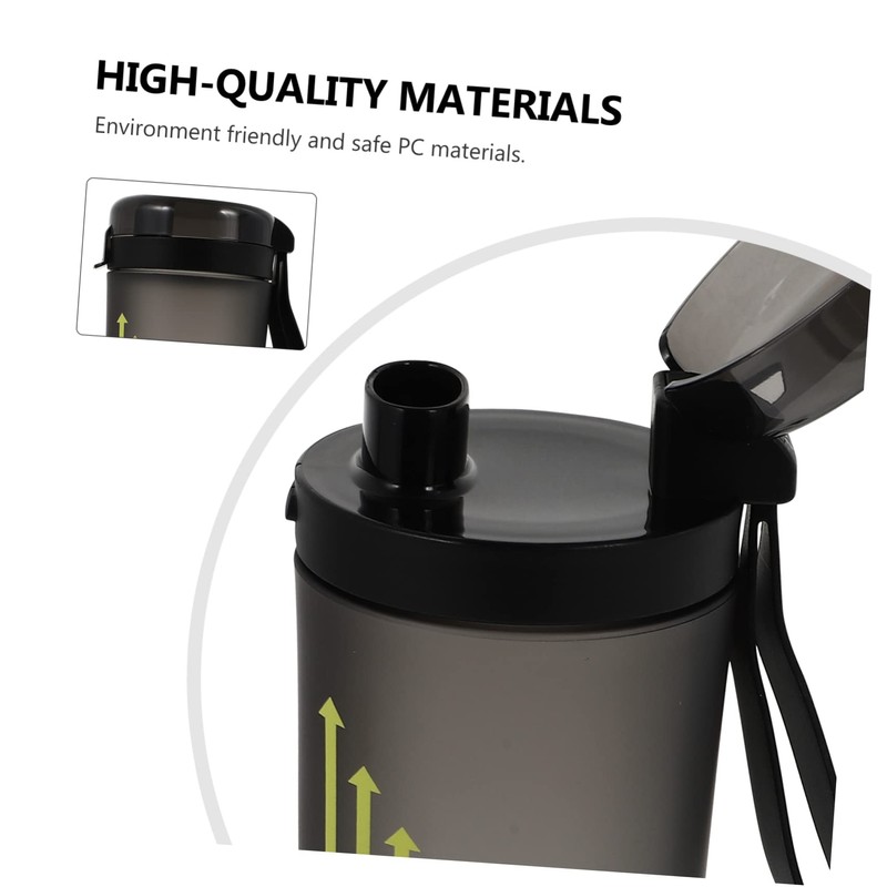 ORFOFE 400ml Portable Sports Water Bottle Lid Blender for Workout