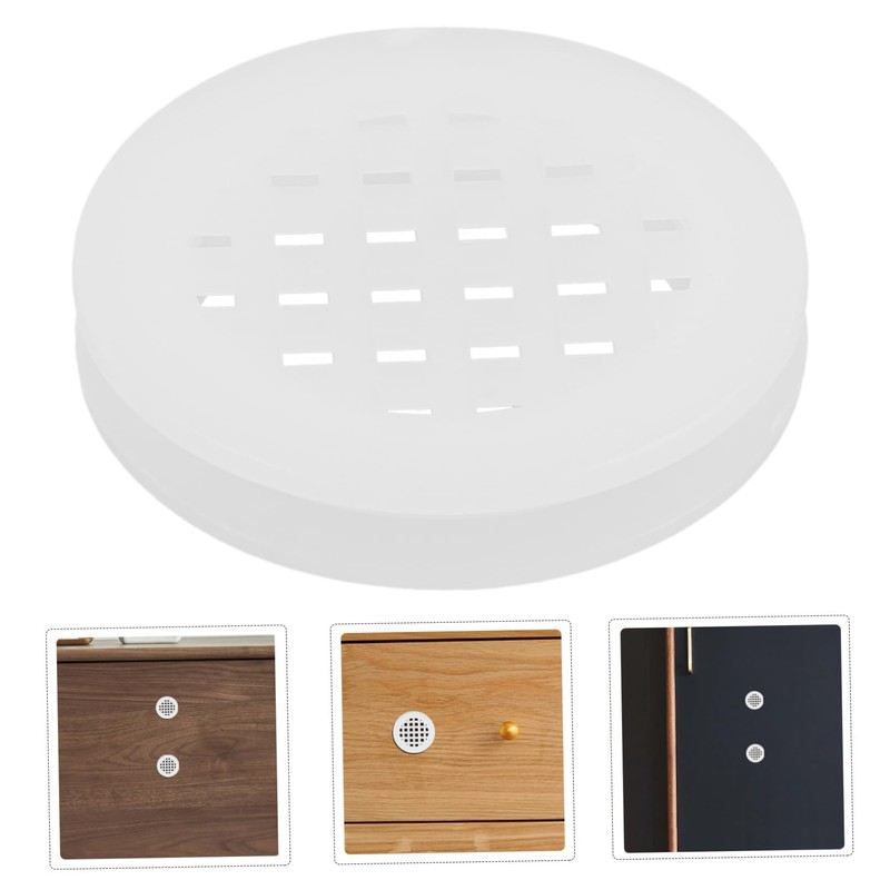 TEHAUX 20pcs Round Air Vent Covers for Closet and Cabinet