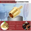Kozelo Pack of 1 Brass Hose Barb Fittings Adapter Connector