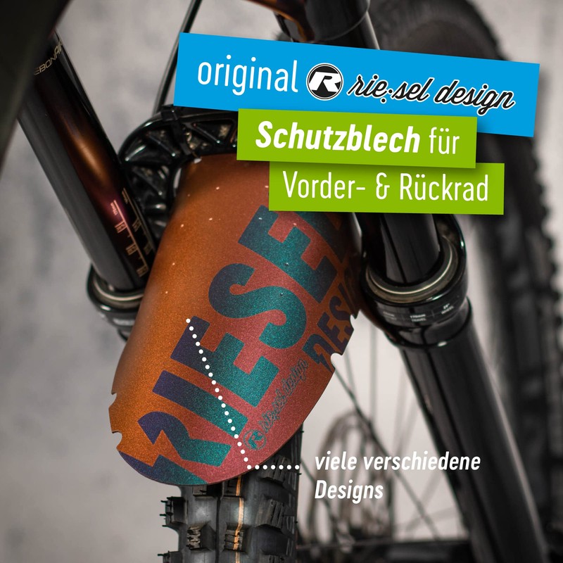 Riesel Design 1 Mudguard: PE 4 Cable Ties + 2