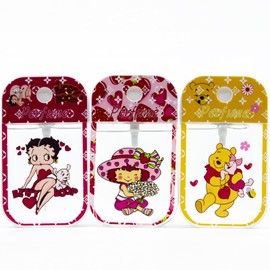 Glam Lux 78 Bundle Shortcake/Betty Set of 3 Hydrating Deodorizing Antibacterial Hand Sanitizer Spray Mist Non-Drying Compact Travel/Pocket Friendly Cute Kawaii Kitty Bundle For Women, Girls, Teens