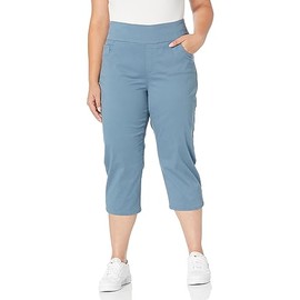 Gloria Vanderbilt Women's Plus Size Amanda Pull On Capri, Lakeside
