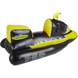 Swimline Swimline Lasershark Wet-Ski Squirter Black/Yellow, 51"/26"/25"