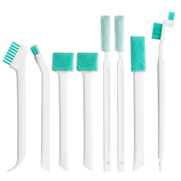 ALLY-MAGIC Small Household Cleaning Brushes, Diverse Cleaning Brush Set 8 in 1 Detail Cleaning Brush Deep Detail Crevice Cleaner Brush for Small Holes Corner Space Keyboard Bottle Tile Y4-JYQJS