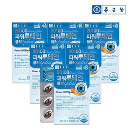 Chong Kun Dang 20100 Power Lutain Plus 6 Pack / 종근당 20100 파워 루테인 플러스 6팩