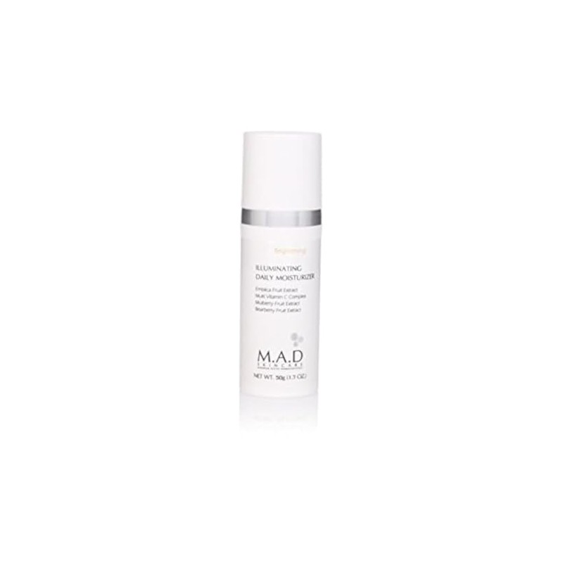M.A.D Skincare Brightening Illuminating Daily Moisturizer, 50g (1.7oz)