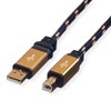 Markenprodukt gold USB 2.0 Kabel, 4.5m
