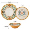 Supreme Housewares 6-Piece Tuscany 11" Melamine Dinner Plate