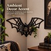 Wooden Bat Corner Shelf for Home Decor – Hollow Wall