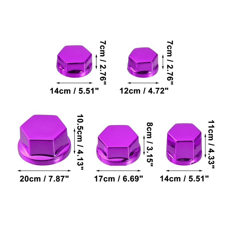 Motoforti 1 Set Screw Cap Motorcycle Motorbike Screw Nut Bolt
