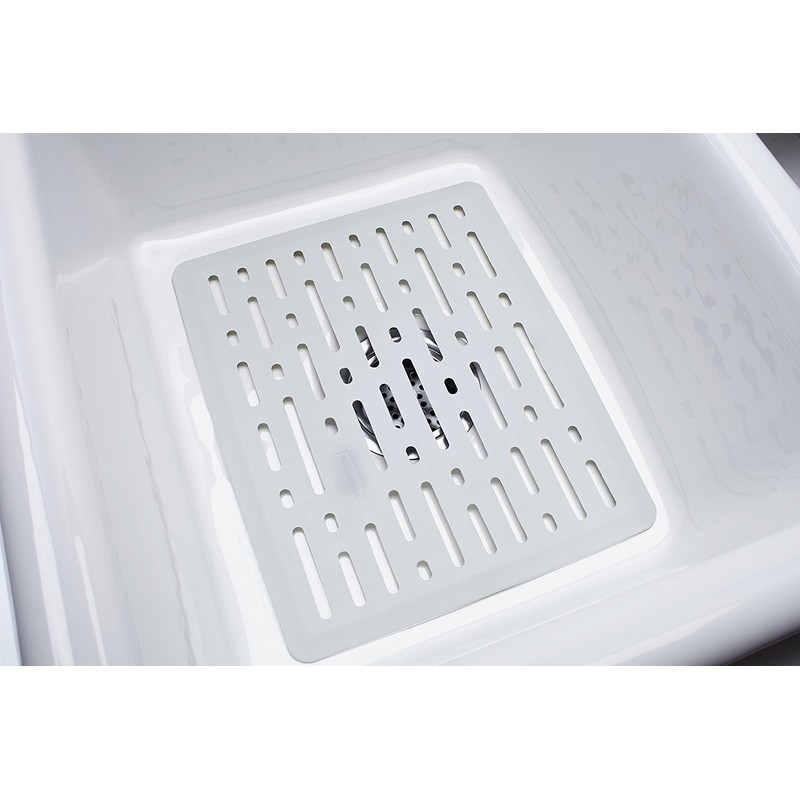 Rubbermaid Sink Mat Small White 24968 – 9 