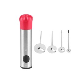 Vegetable Drill, Stainless Steel Vegetable Core Multiple Drill Bit Sizes Zucchini Corer Tool Ergonomic Design Versatile Kitchen Gadget for Apple, Pear, Tomato