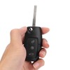 Black 3 Buttons Locking 433MHz Remote Car Control Key with