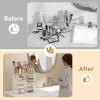 Songpumsangseoseolmingchamjo 델라무 3PCS 스태커블 메이크업 오거나이저 욕실 침실용 서랍 6개가