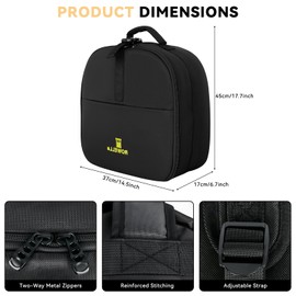 ROWELL Travel Conga Carrying Bag Compatible with 10 inch & 11.75 inch Compact Congas Water Resistant Drum Case with Backpack Straps Front Pocket Portable Drum Bag for Practice, Street Performance,Tour