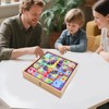 Saihe 3 in 1 Family Board Game Set – Wooden