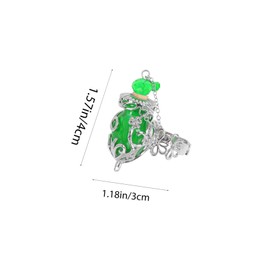 Beavorty 1pc Creative Thai Style Essential Oil Bottle Fashion Finger Decoration Jewelry Plated for Casual Wear Comfortable Touch for All Occasions for