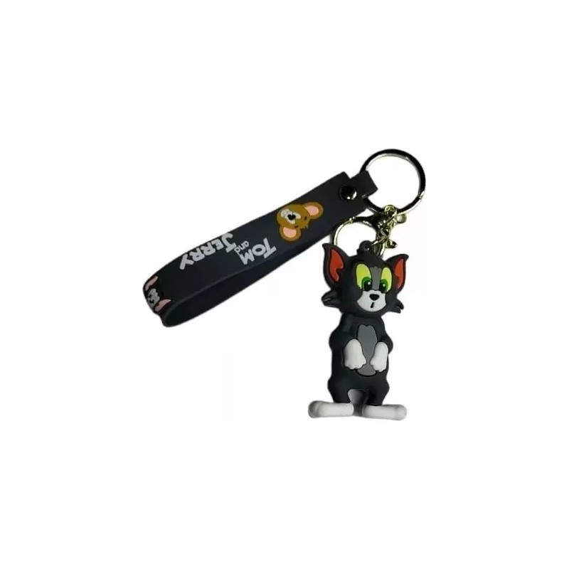 Movasa Duo Llavero Tom Y Jerry De Goma Con Gancho