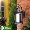 Aityvert Solar Lights Outdoor Upgraded Solar Lantern Flickering Flame Outdoor
