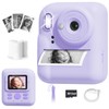 Pussan Kids Camera Instant Print, 1080P Instant Print Camera Toys