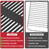 DELSbbq 80631 Cast Iron Cooking Grate for Weber Go-Anywhere, Grill