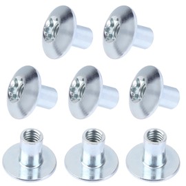 Domed Head Nut Torx Barrel 5/16" Thread Cargo Trailer Door Latch - Cargo Trailer Door Hardware (8 Pack)