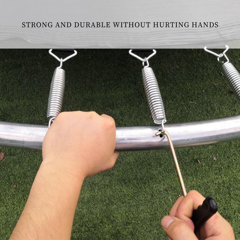AONAYO Set of 4 trampoline springs, spring compressor trampoline, spring