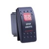 Mintice 12 V Car Red LED Light Illuminated Rocker Switch