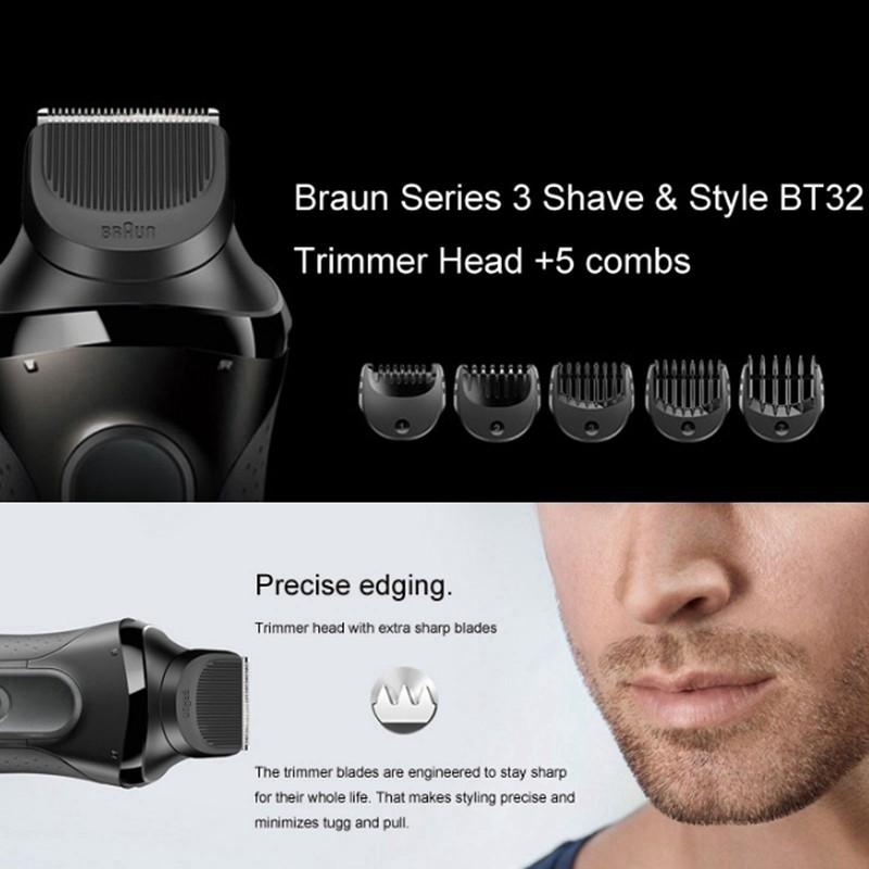 Electric Shaver Trimmer Head 5pcs Guide Comb Trimming Set Fit