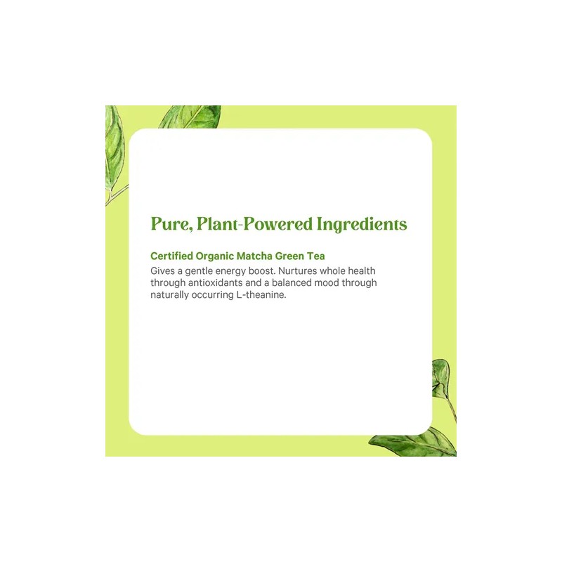 Pure Synergy Matcha Power Orgánico En Polvo - Té Verde
