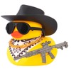 wonuu Car Rubber Duck Ornament Cool Car Accessories Duck Car