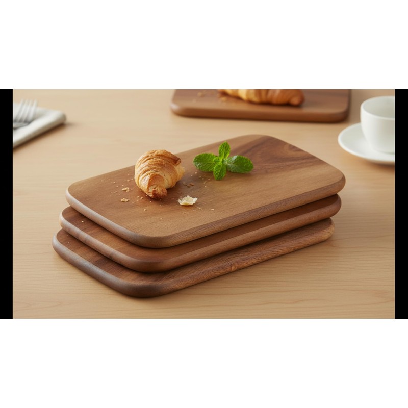 Zassenhaus Set di 2 taglieri per la colazione, in legno