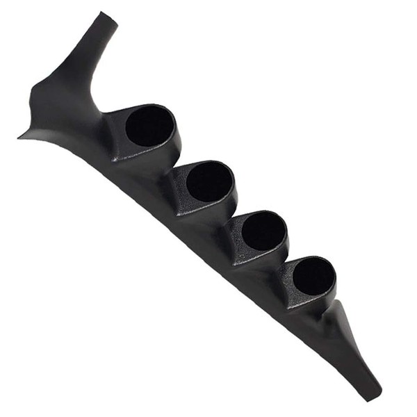 GlowShift Black Quad Pillar Gauge Pod Compatible with Ford F-Series