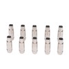 10pcs 5 Pin XLR Female Adaptor Mini Metal XLR Female