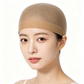 Rise World Wig Net, Wig Cap, Dedicated Net, Hair Net, 2 Pieces (Skin Color)