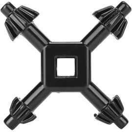 Serdokntbig 4 in 1 Drill Chuck Key Wrench,Chuck Key For Drill Press,Electric Drill Chucks,Compatible with Most Drill Press & Power Tool Chucks (Black)