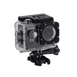 Coleman CX14WP Conquest3 4K Ultra HD Action Camera with Waterproof Housing & Mounts, Black