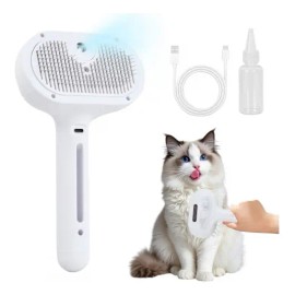 Cepillo Para Perros Y Gatos Vapor 3 En 1 Peine Para Mascota